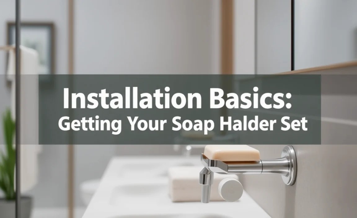 Installation Basics: Getting Your Soap Holder Set Up