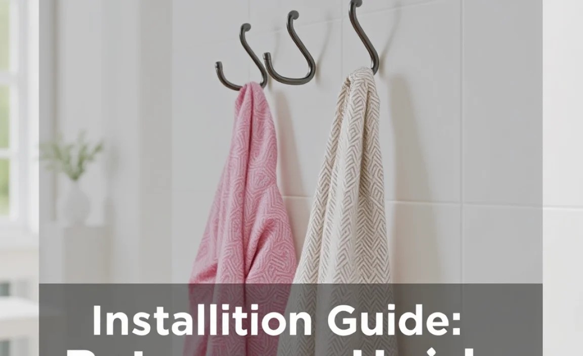 Installation Guide: Securing Your Stylish Hooks