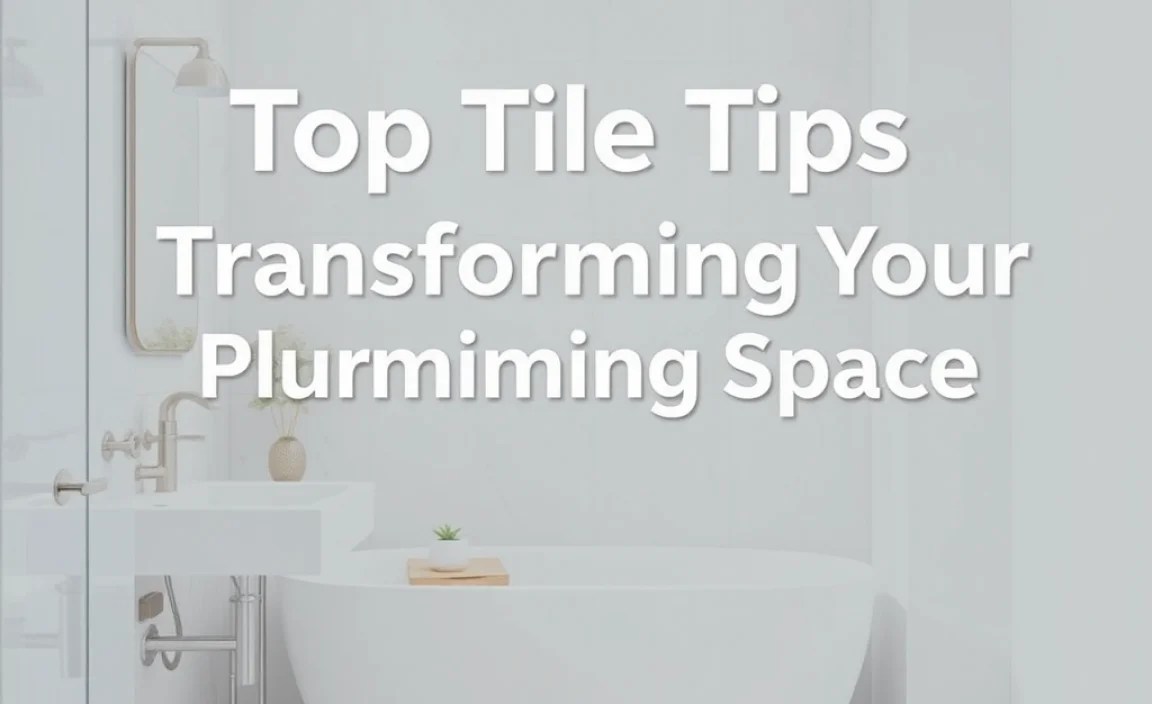 Installation Techniques for Plumbing Tiles