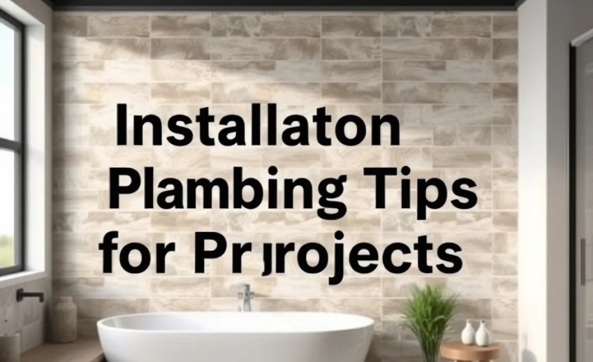 Installation Tips for Plumbing Tile Projects