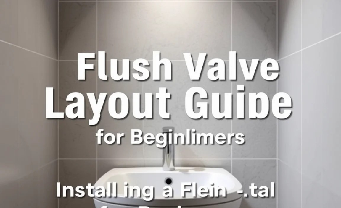 Installing a Flush Valve