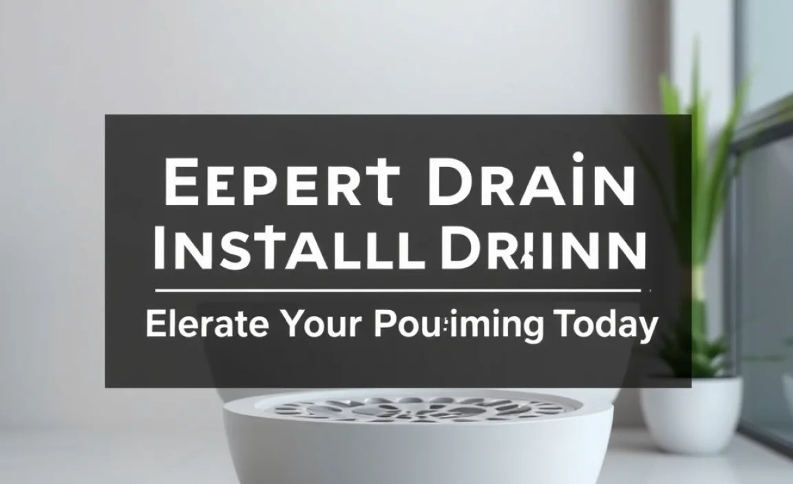 Installing Bathroom Drains
