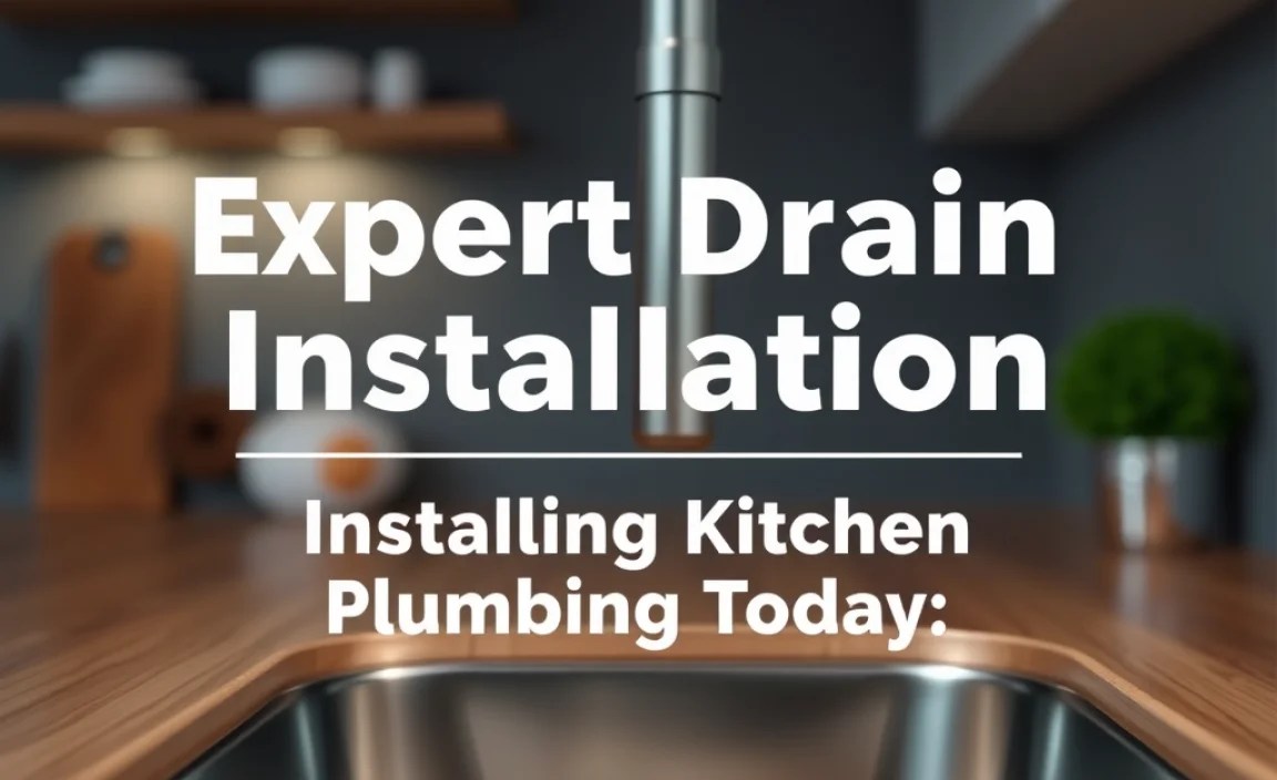 Installing Kitchen Drains