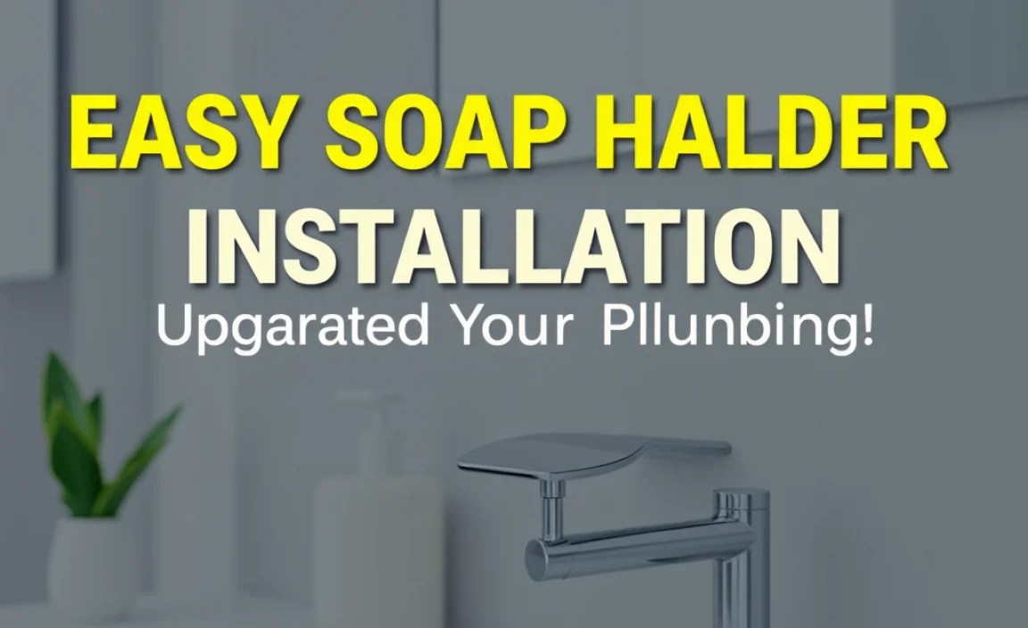 Installing the Soap Holder