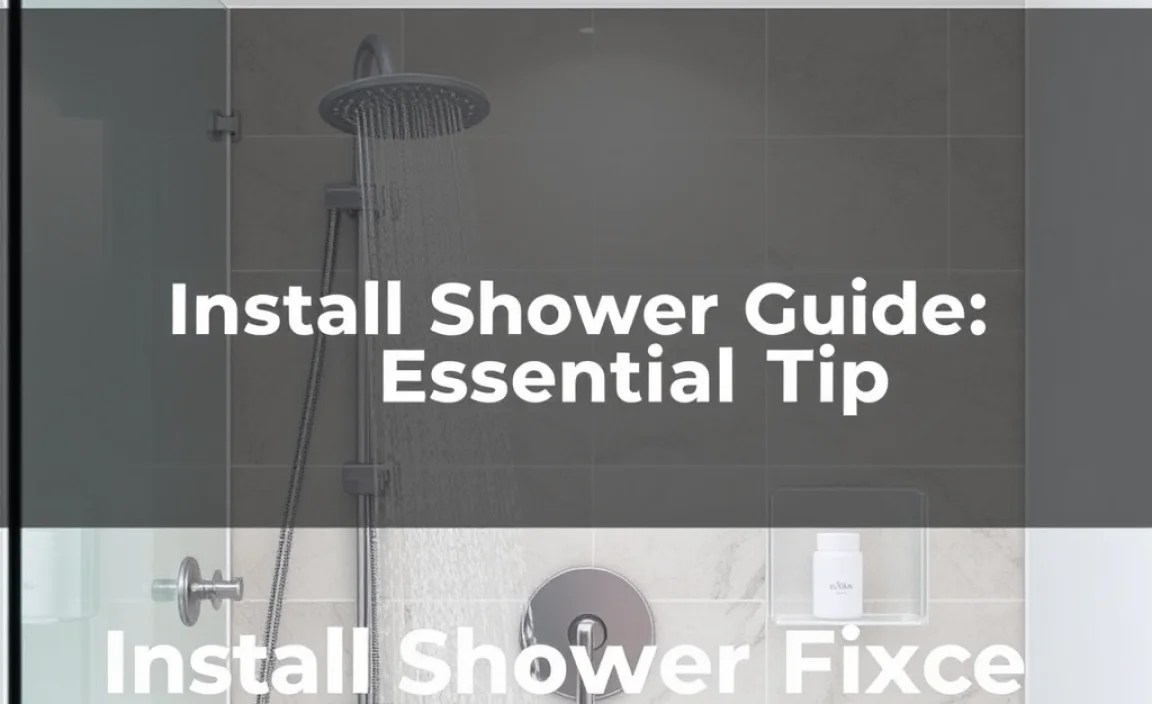 Installing Your New Shower Fixture