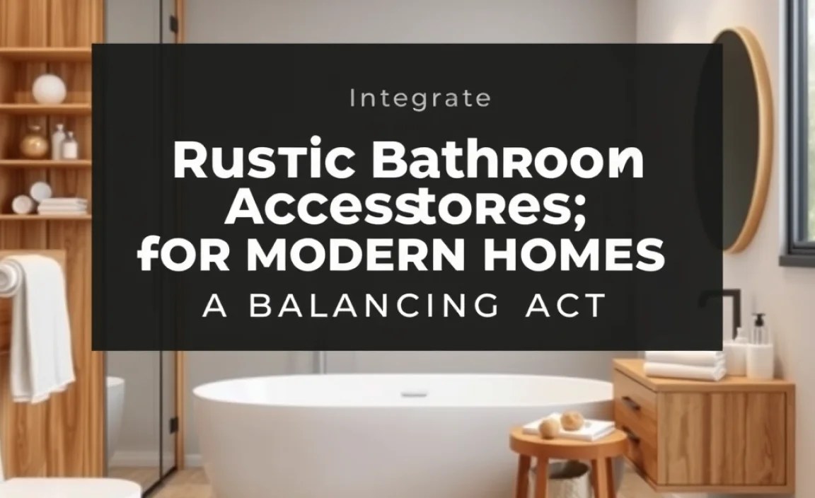 Integrating Rustic Accessories: A Balancing Act