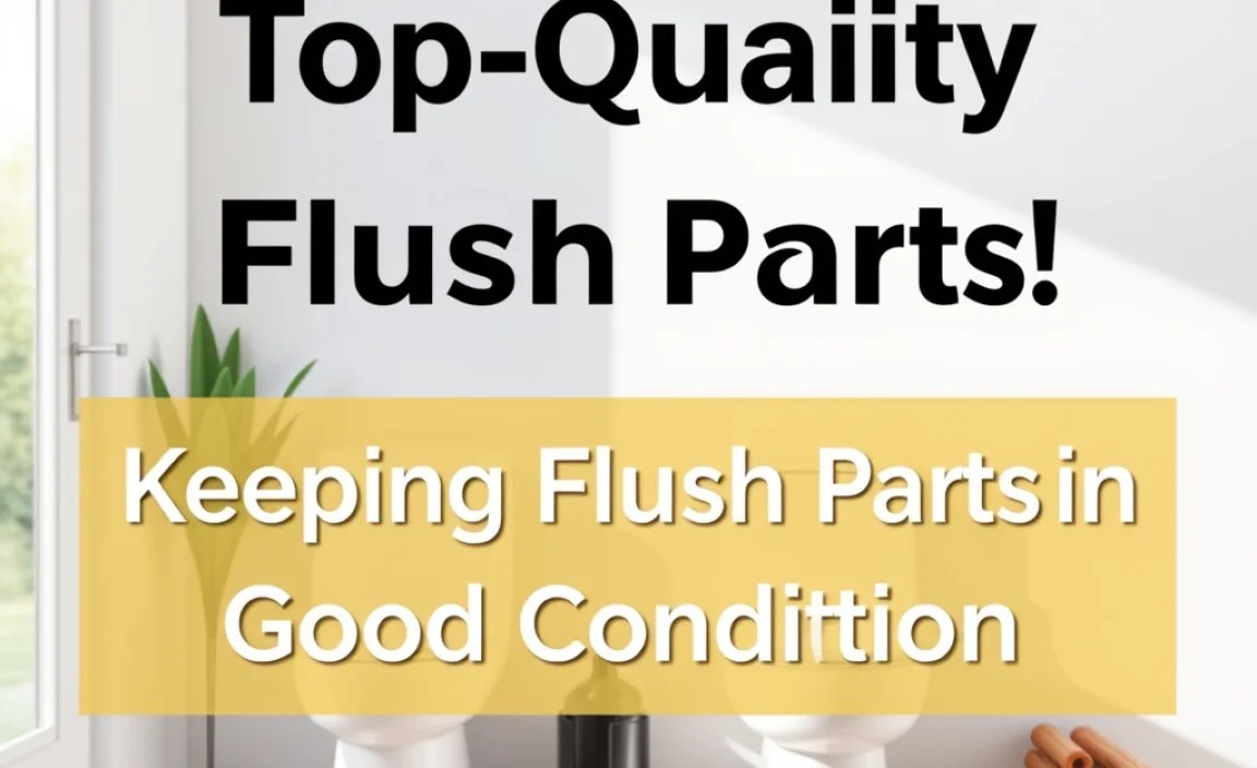 Keeping Flush Parts In Good Condition