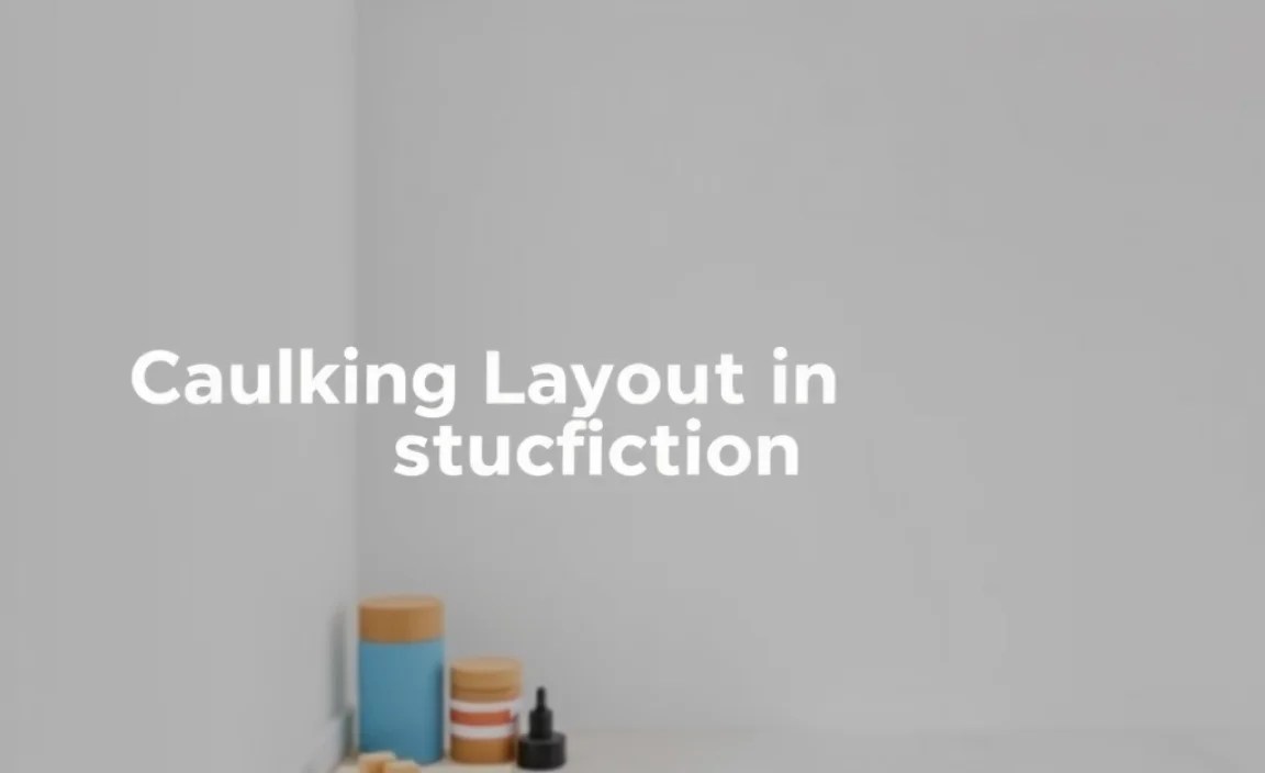 Key Areas for Caulking Layout in Construction