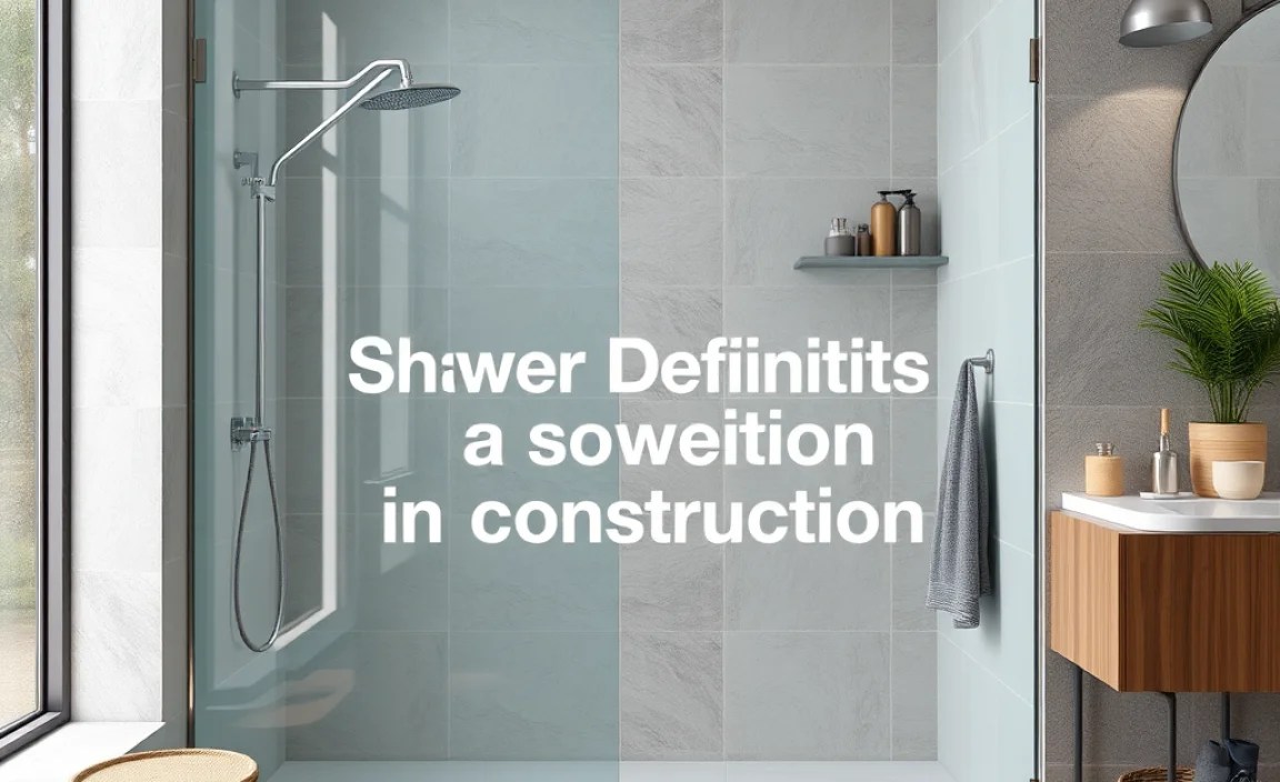Key Components of a Shower in Construction