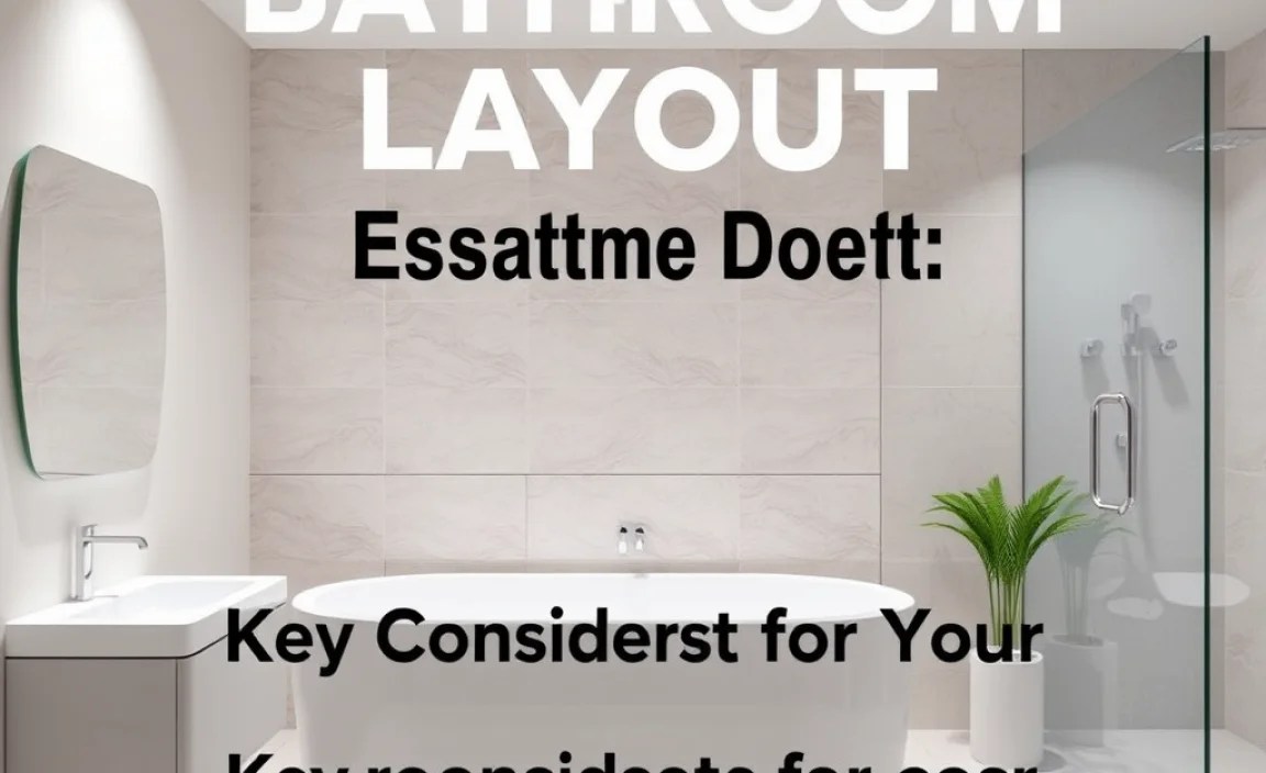 Key Considerations for Your Bathroom Layout