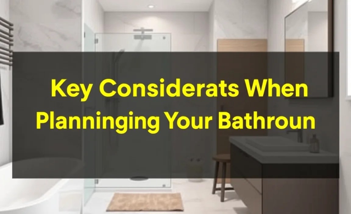 Key Considerations When Planning Your Bathroom Layout
