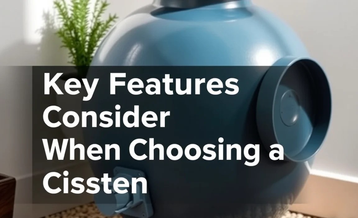 Key Features to Consider When Choosing a Cistern