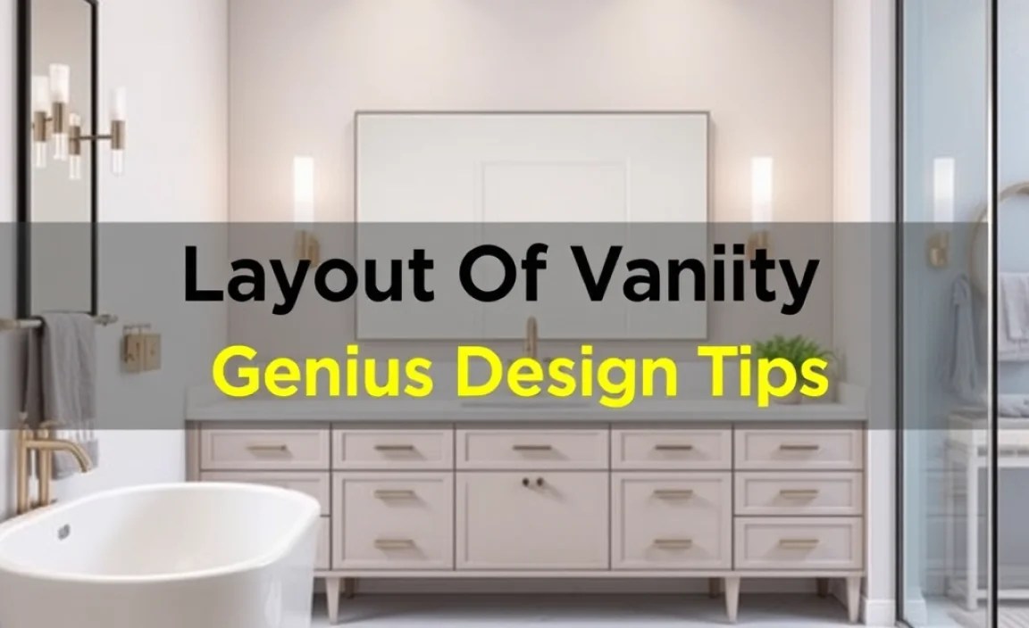 Layout Of Vanity: Genius Design Tips