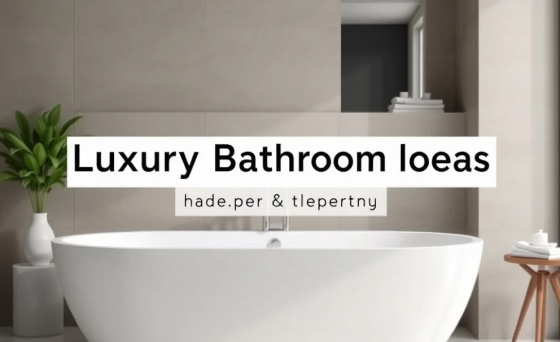 Luxury Bathroom Sets Ideas: Genius & Essential Upgrades