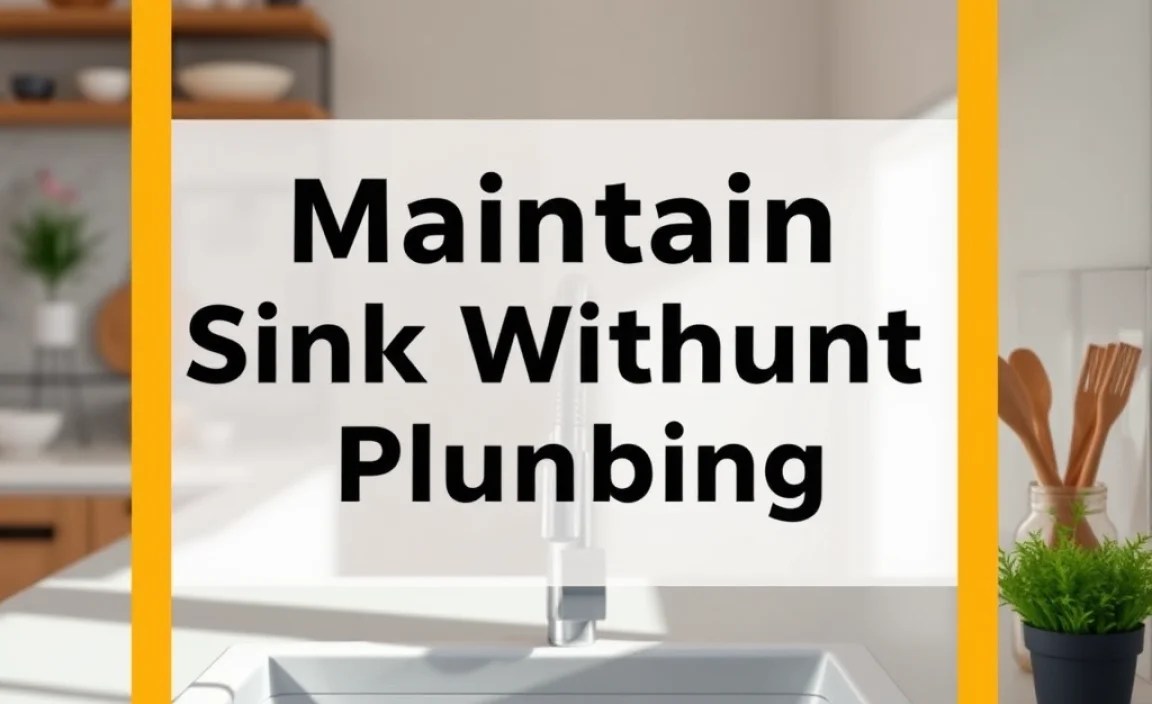 Maintain Sink Without Plumber: Genius Effortless Guide