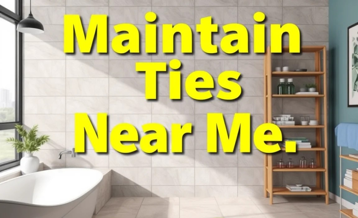Maintain Tiles Near Me: Essential & Effortless