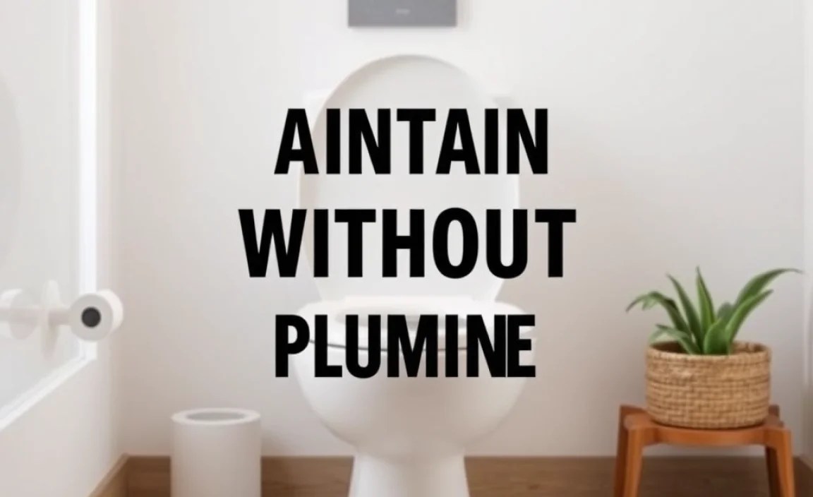 Maintain Toilet Without Plumber: Genius Essential Guide