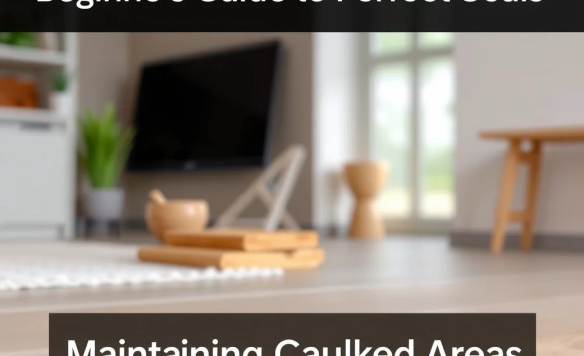Maintaining Caulked Areas