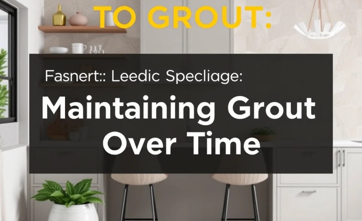 Maintaining Grout Over Time