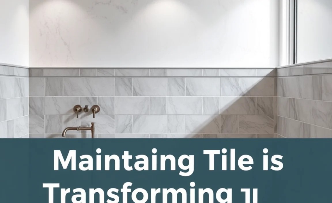 Maintaining Tiles in Plumbing Areas