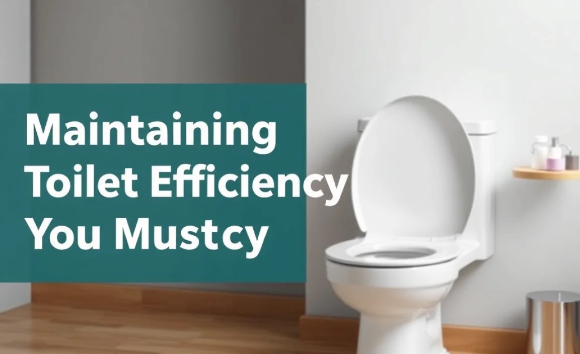 Maintaining Toilet Efficiency