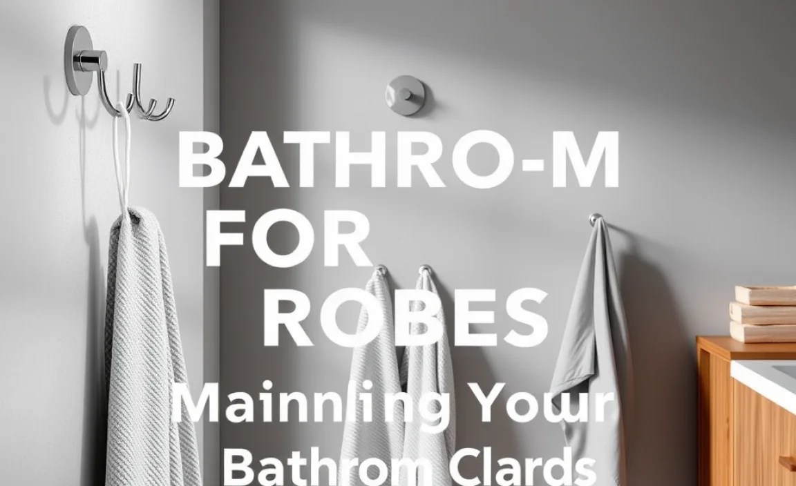 Maintaining Your Bathroom Hooks
