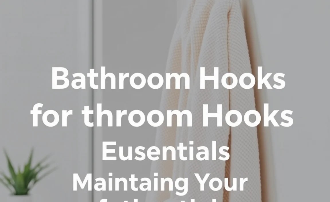 Maintaining Your Bathroom Hooks