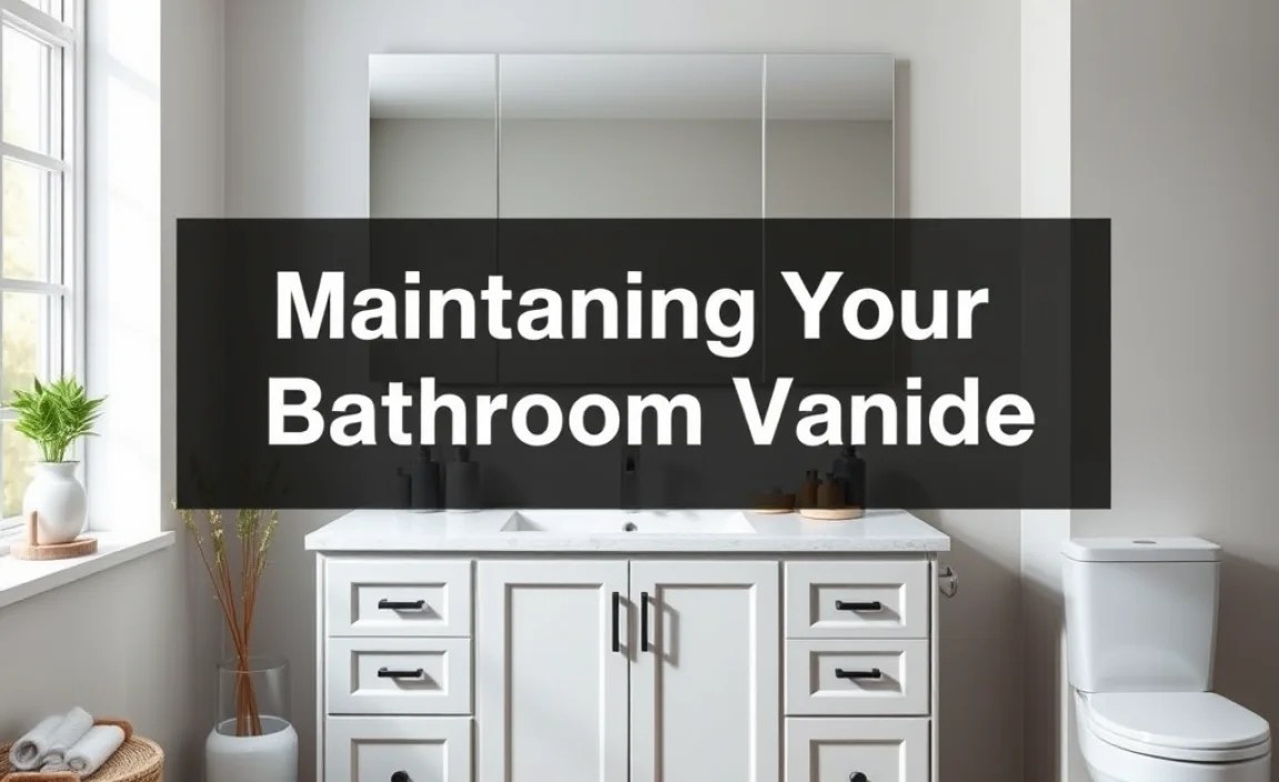 Maintaining Your Bathroom Vanity