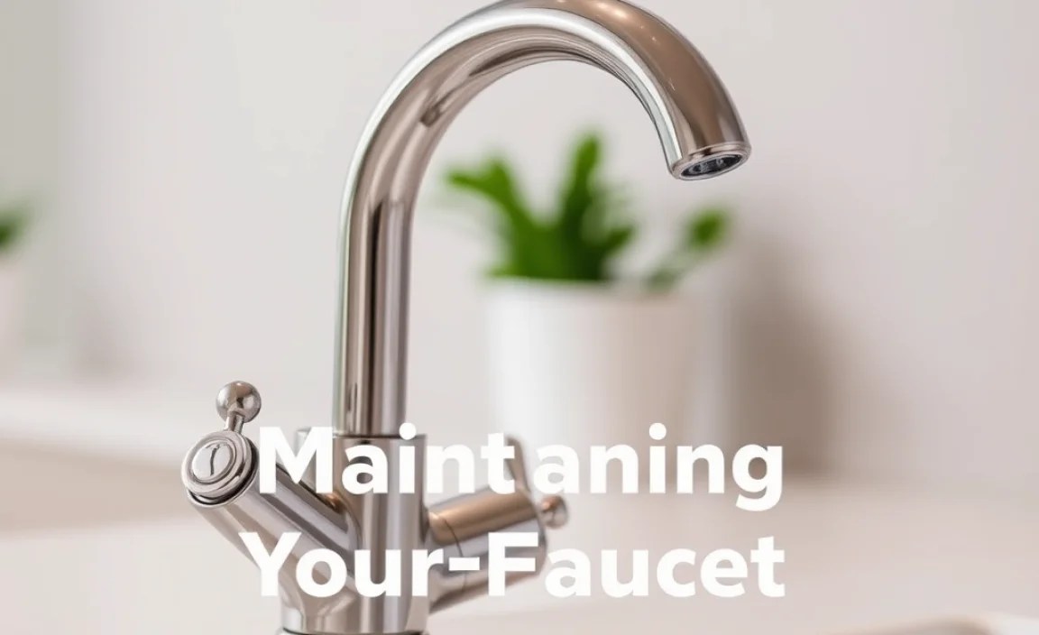 Maintaining Your Faucet