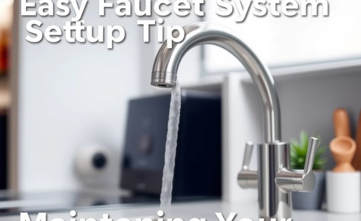 Maintaining Your Faucet System