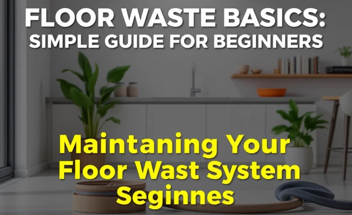 Maintaining Your Floor Waste System