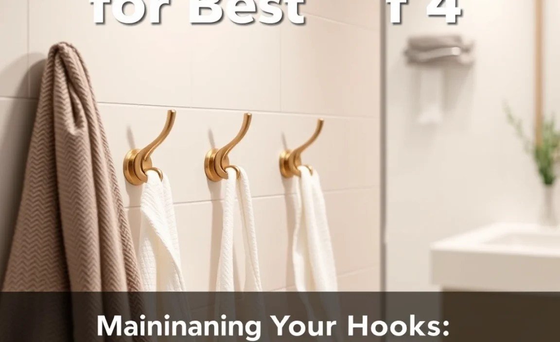 Maintaining Your Hooks: Ensuring Longevity and Shine