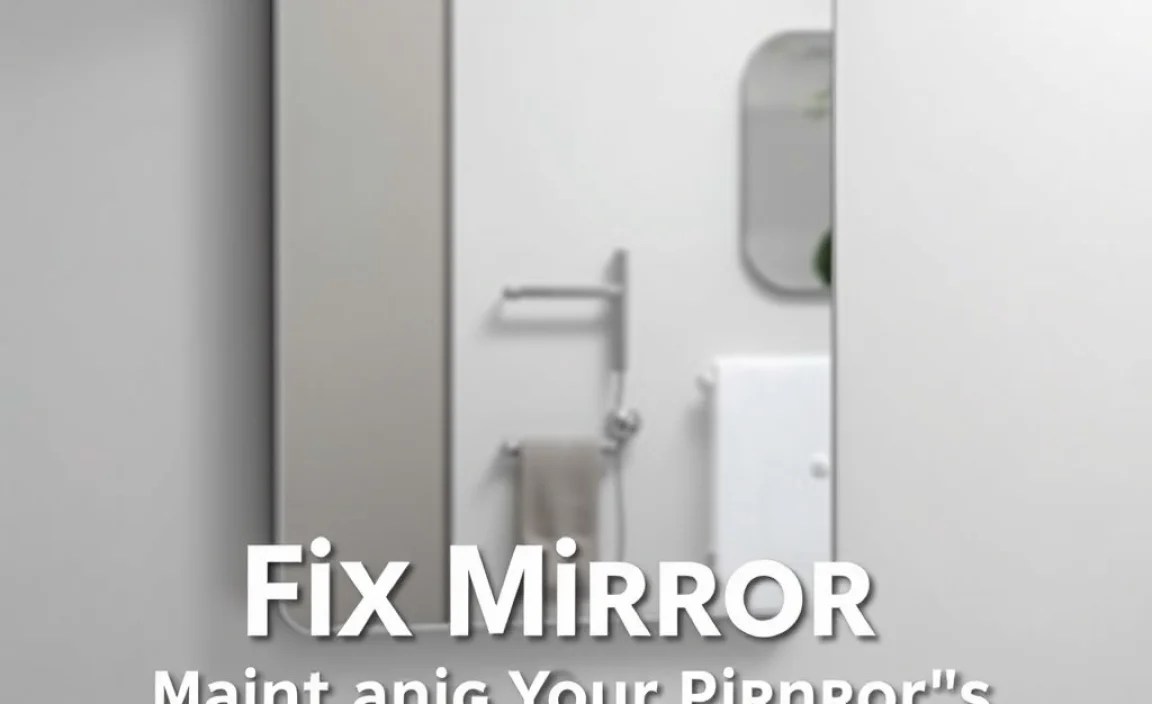 Maintaining Your Mirror’s Appearance