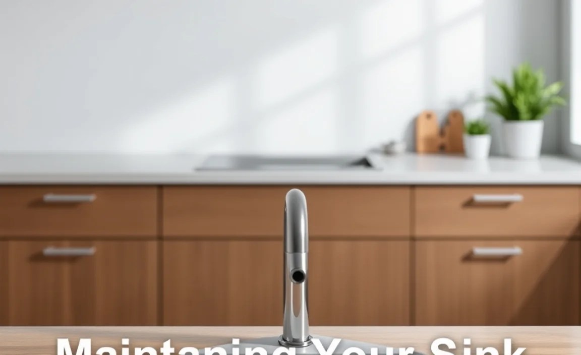 Maintaining Your Sink