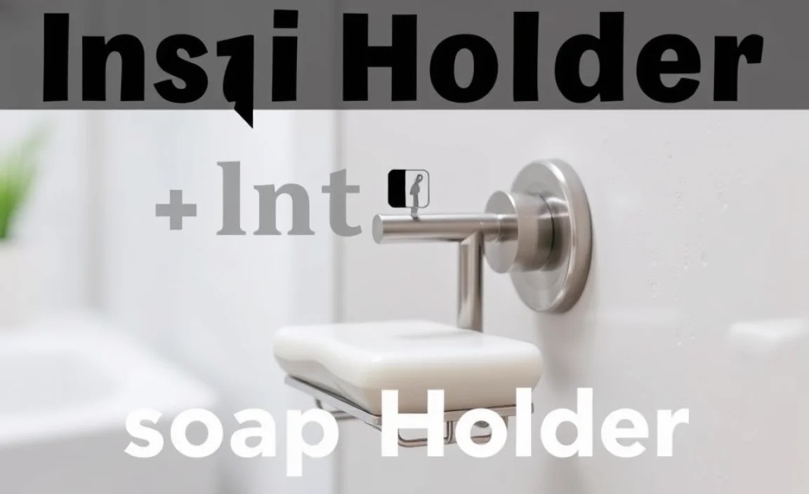 Maintaining Your Soap Holder