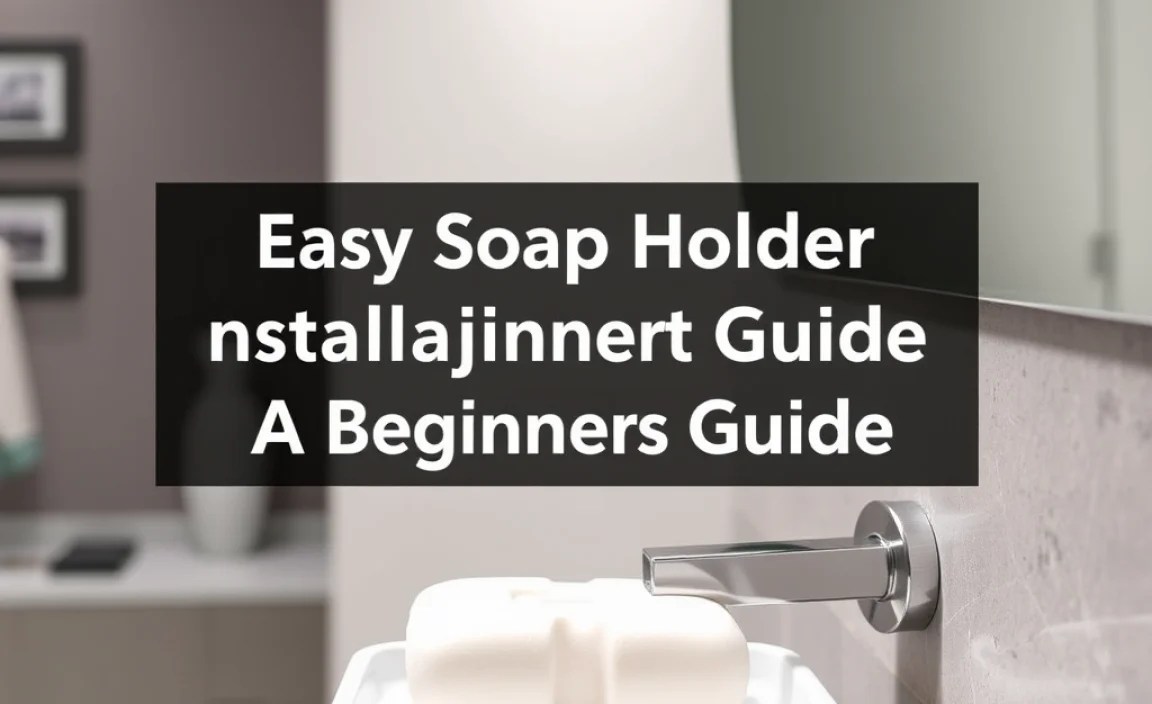 Maintaining Your Soap Holder