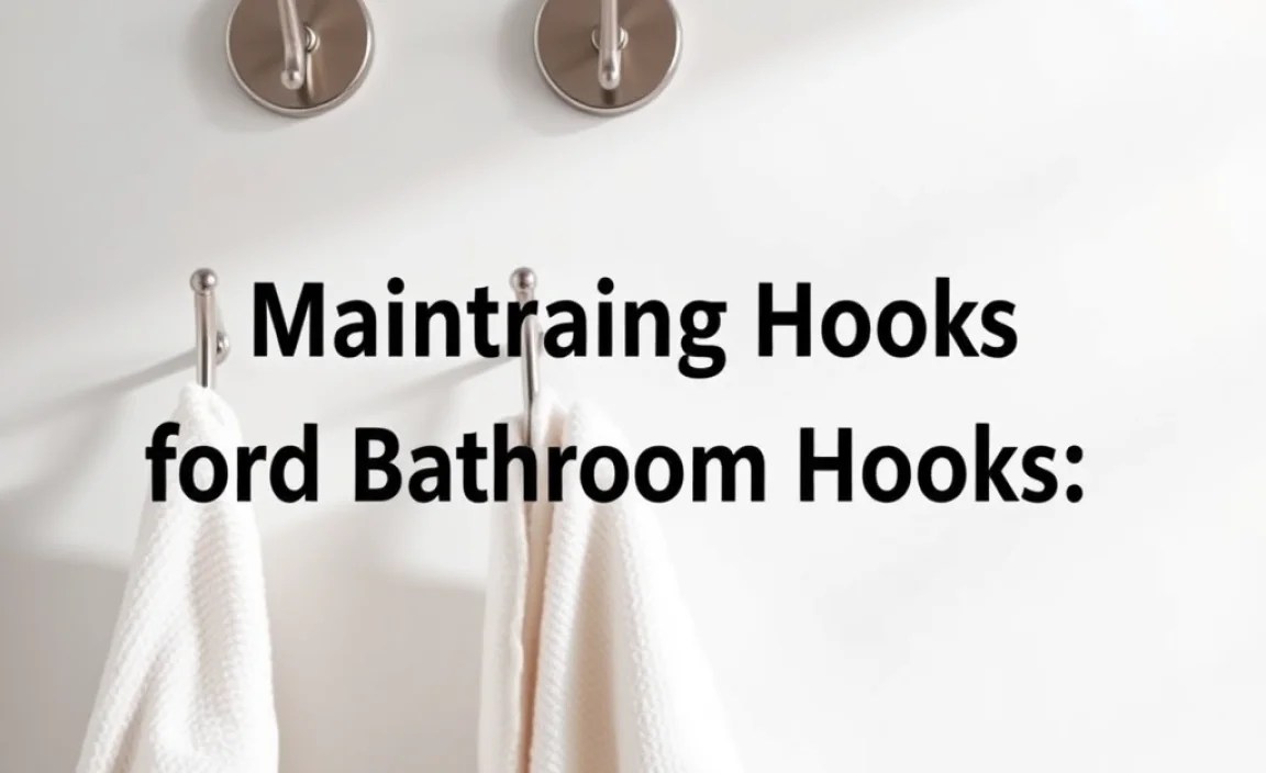 Maintaining Your Trendy Bathroom Hooks