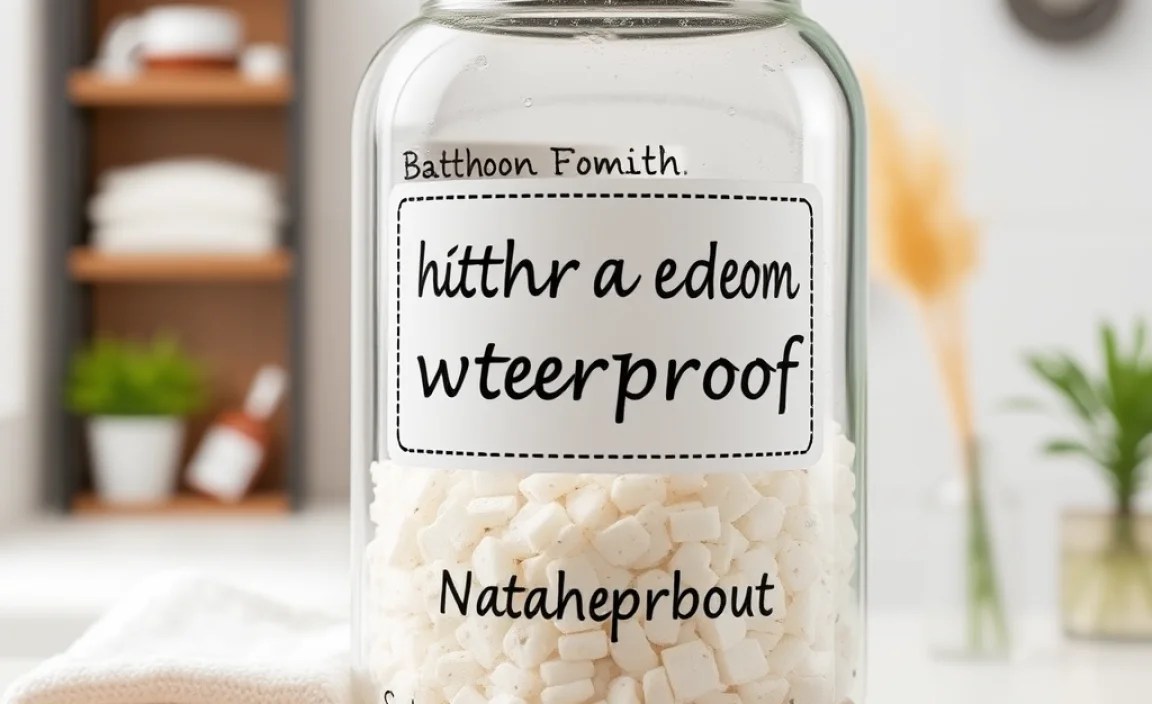 Maintaining Your Waterproof Labels