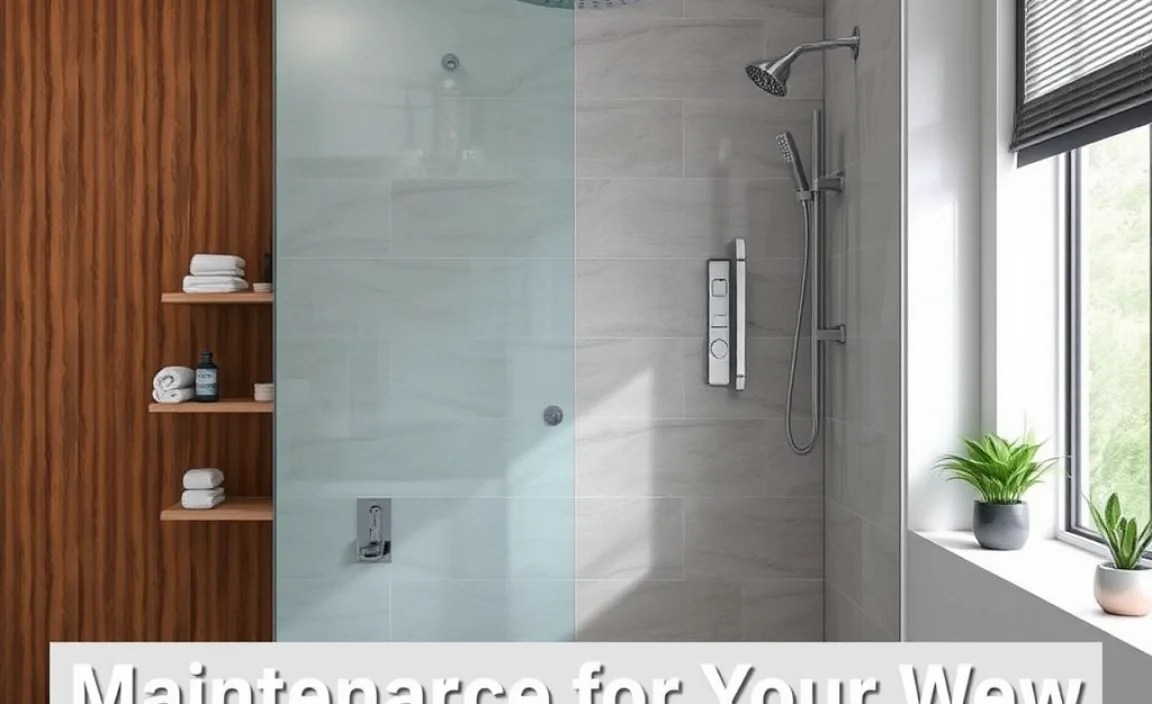 Maintenance for Your New Shower