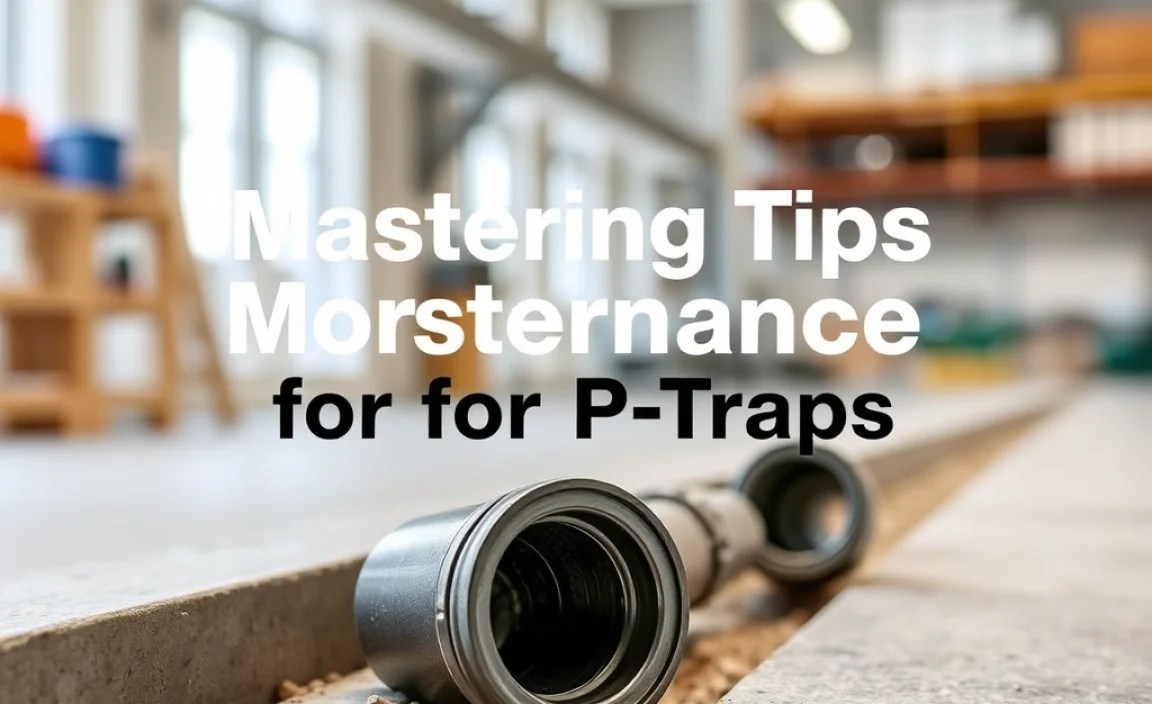 Maintenance Tips for P-Traps