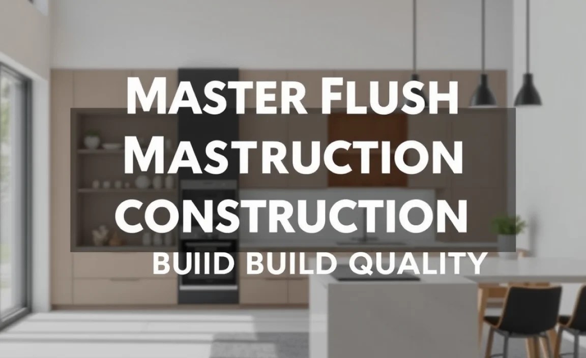 Master Flush Construction: Elevate Your Build Quality