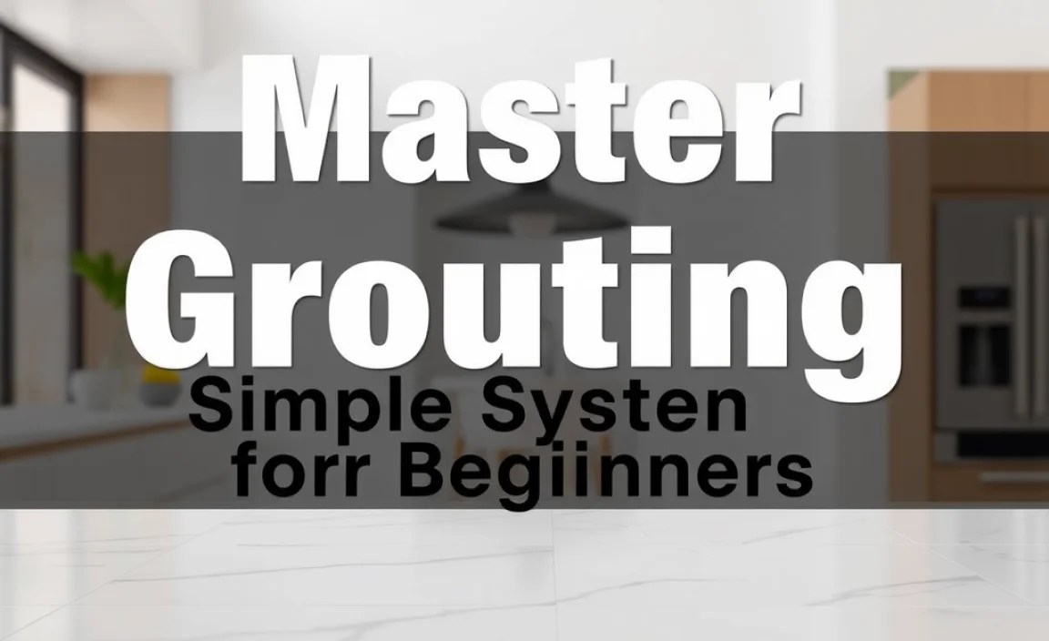 Master Grouting: Simple System for Beginners
