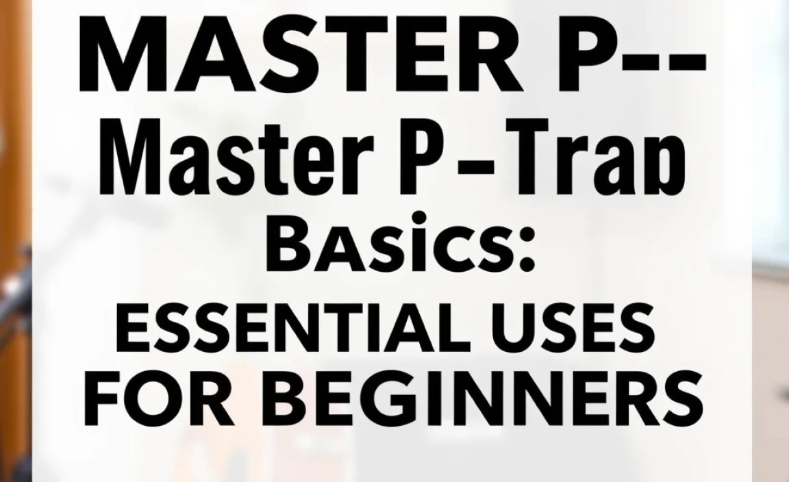 Master P-Trap Basics: Essential Uses for Beginners