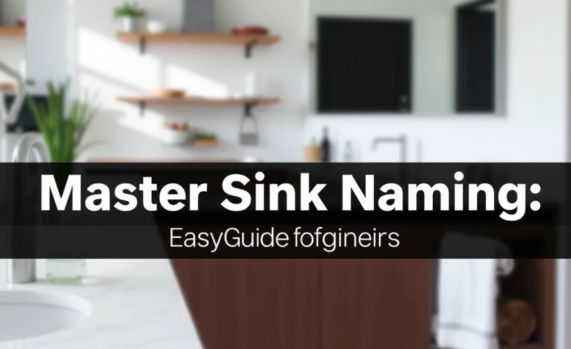 Master Sink Naming: Easy Guide for Beginners