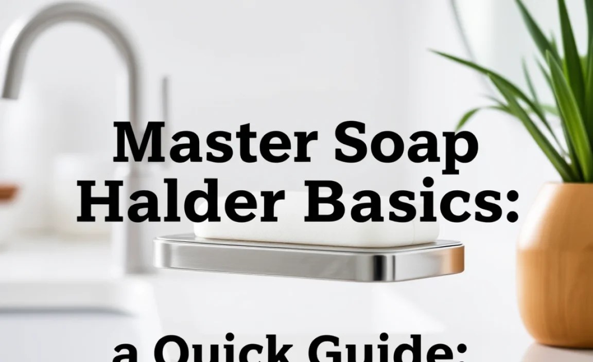 Master Soap Holder Basics: A Quick Guide