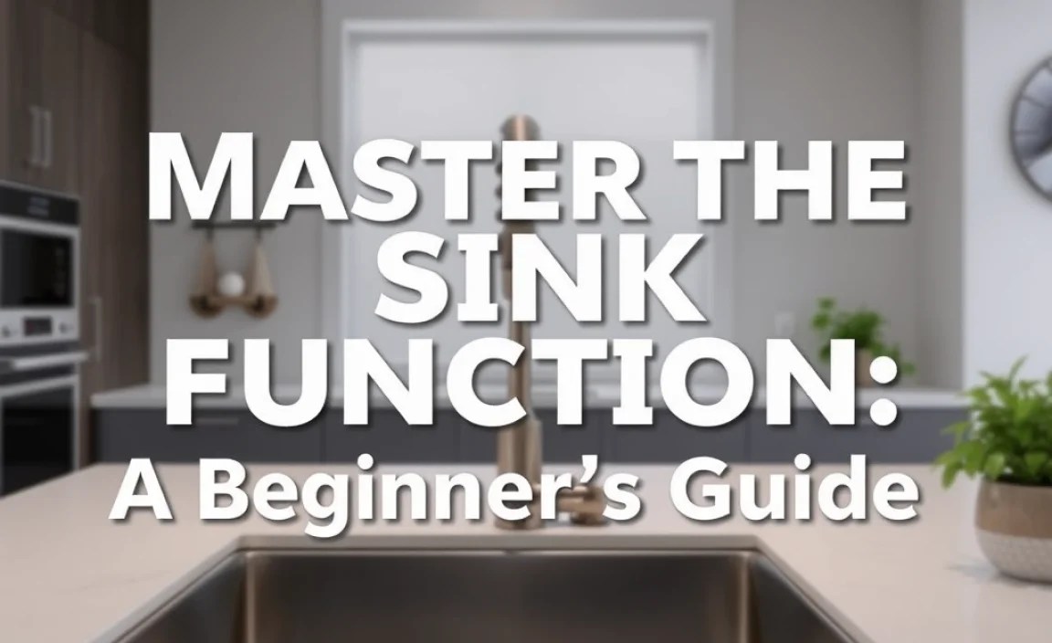 Master the Sink Function: A Beginner’s Guide