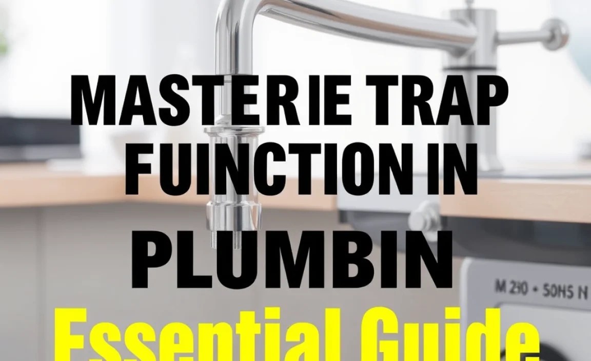 Master the Trap Function in Plumbing: Essential Guide