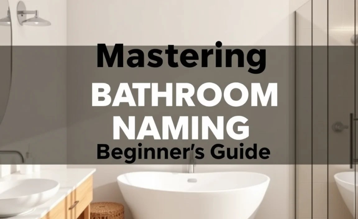Mastering Bathroom Naming: A Beginner’s Guide