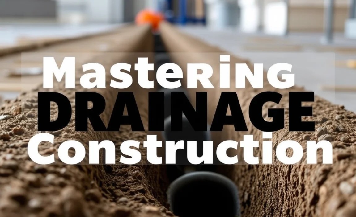 Mastering Drainage Construction: Key Techniques & Tips