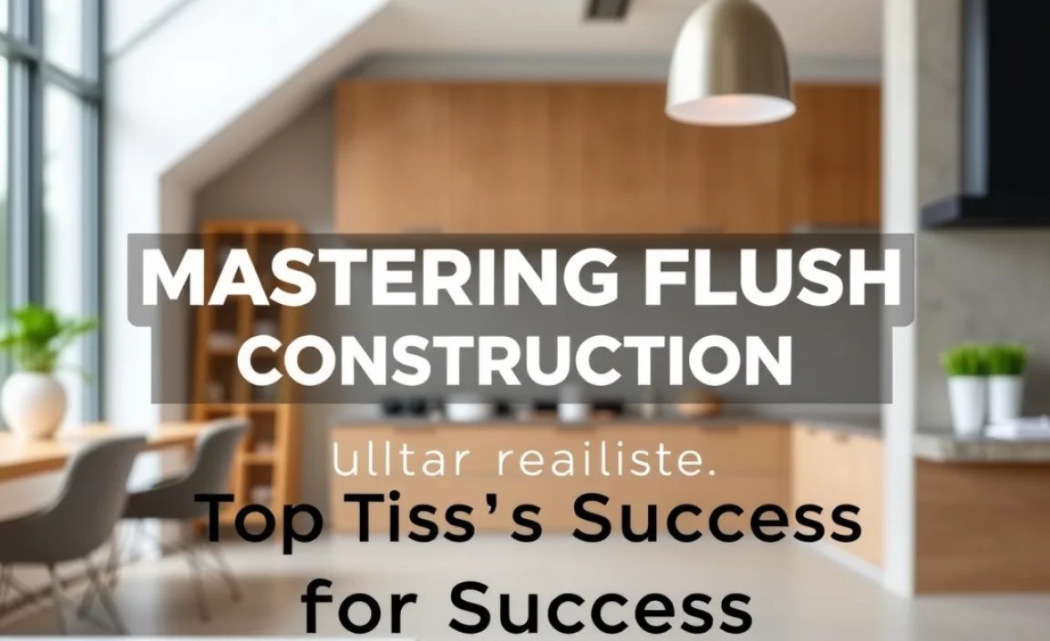 Mastering Flush Construction: Top Tips for Success